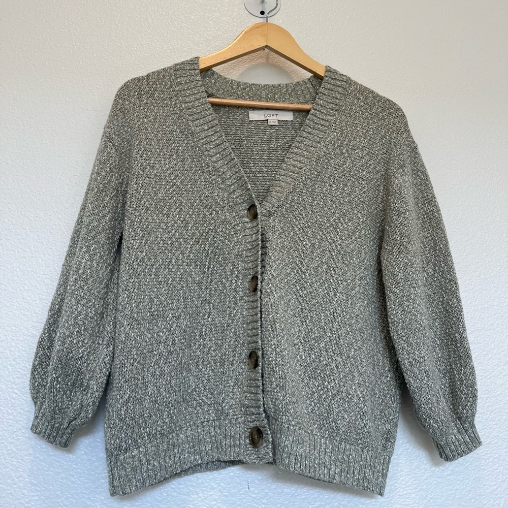 Loft Cropped Cardigan Medium